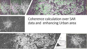 Coherence calculation over SAR data and enhancing Urban area