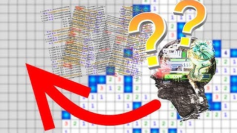 AI TRIES TO SOLVE MINESWEEPER EXPERT MODE