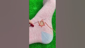 Learn to Fix Hole in Sock Part 3930 #shorts