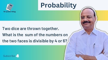 In a simultaneous throw of a pair of dice, find the probability of getting a total more than 7?