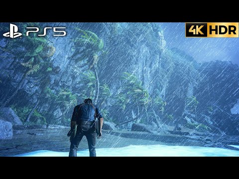 Uncharted 4: A Thief's End (PS5) 4K HDR Gameplay Chapter 13: Marooned
