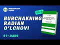 Burchakning radian o&#39;lchovi  91-dars   /  M.Usmonov