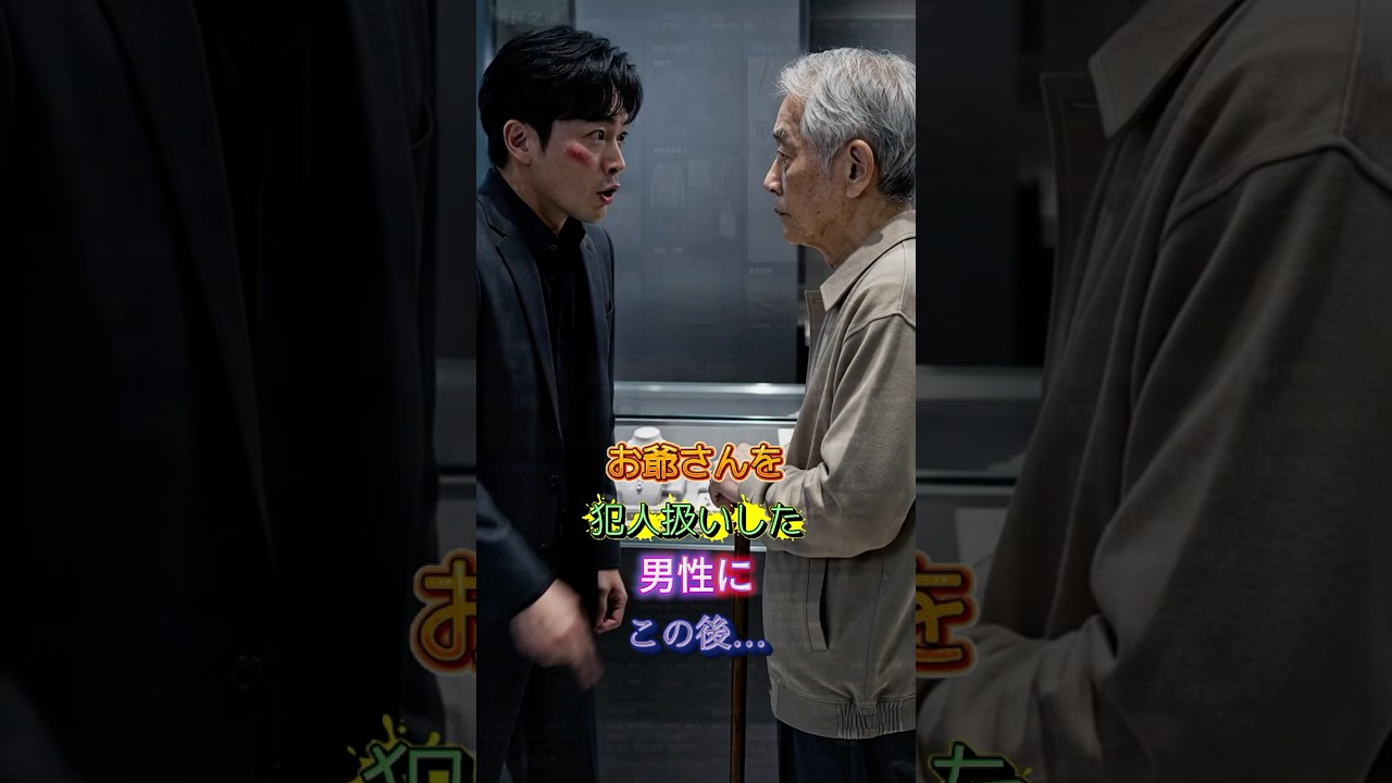 お爺さんを犯人扱いする男性にこの後？！ #60歳代
