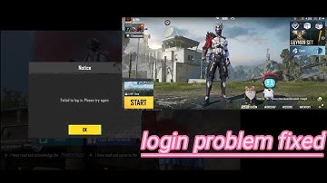 Fix Bgmi Login Problem Today | Network Error Login Failed Please Check Your Network Settings