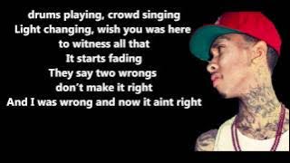 Far Away - Tyga Feat. Chris Richardson // Lyrics On Screen [HD]