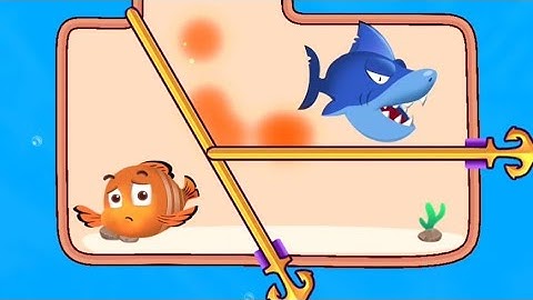 Fish Pin And Save The Fish Gameplay - Fishdom Game - Pull The Pin