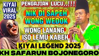 🔴 DE GRAPPIGSTE LEZING VAN KH SAFARUN (LEK RUN), EEN BEKENDE KIYAI UIT BOJONEGORO, ZAL JE MAAG ST...