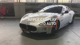 Maserati CarPlay and Android Auto Integrated Solution