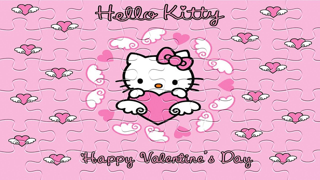 Hello Kitty Happy Valentines Day Puzzle Games For Kids 24