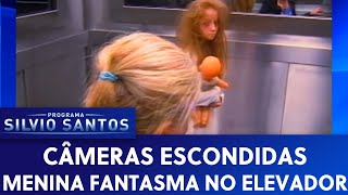 Menina Fantasma no Elevador  Ghost Girl in Elevator Prank | Câmera Escondida