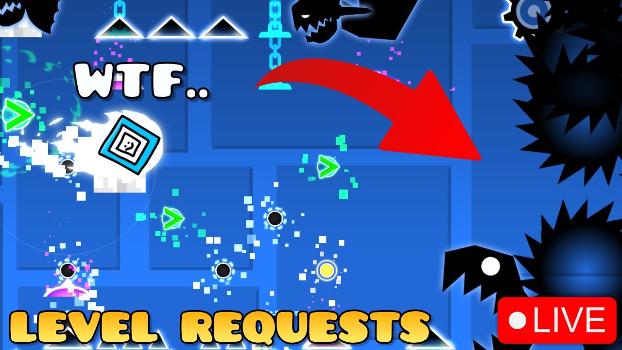 🔴Playing YOUR Geometry Dash Levels... - YouTube