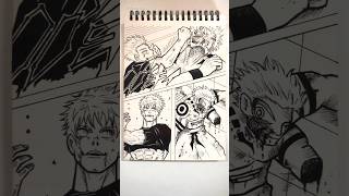 The King vs The Honored One 💀🔥"Unlocking the Limitless! Pure ink work on this Gojo vs Sukuna panel.