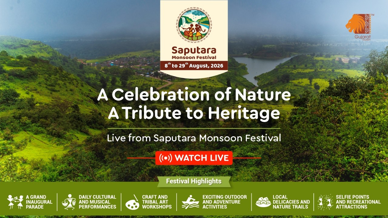 Saputara Monsoon Festival 2026 LIVE | Culture, Music, Adventure & More | 8th to 29th August, 2026