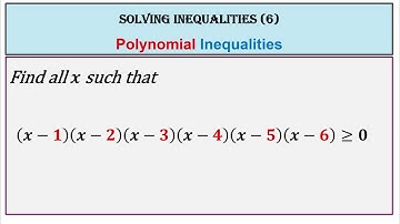 How to solve a polynomial inequality (Step-by-Step Guide) - Part 1