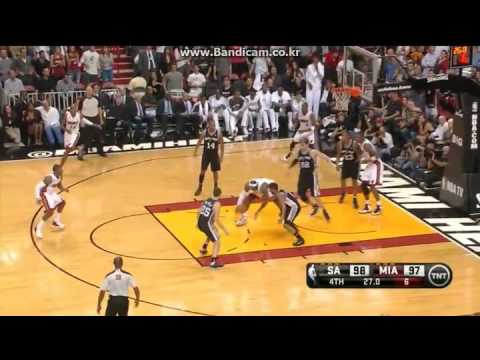 Ray Allen's Winning Shot vs Spurs (2012.11.29)
