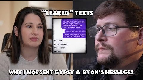 WHY I WAS SENT TEXT MESSAGES BETWEEN GYPSY ROSE BLANCHARD & HER EX HUSBAND RYAN ANDERSON