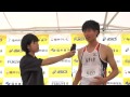 20150503 第54回福井県陸上競技選手権大会 男子10種競技 優勝者インタビュー