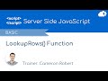 SSJS LookupRows in Salesforce Marketing Cloud