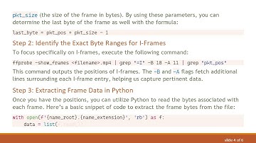 Understanding How to Detect H.264 Frame Types in an MP4 Container