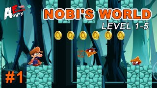 Nobi's World - Gameplay #1 level 1-5 (Android) screenshot 4