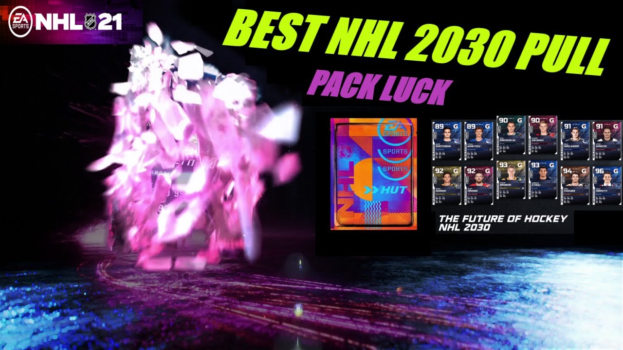 NHL 21 HUT PACK OPENING #20 | BEST NHL 2030 PULL | FUTURE OF HOCKEY | PURPLE PULL