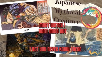 Unveiling the Secrets of 4 Mythological Japanese Creatures!  ##LegendsOfJapan #Tengu #MythicalBeings