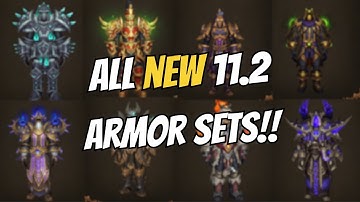 ALL FINAL Class Tier Sets REVEALED!! Manaforge Omega Raid - 11.2 PTR Transmogs WoW The War Within