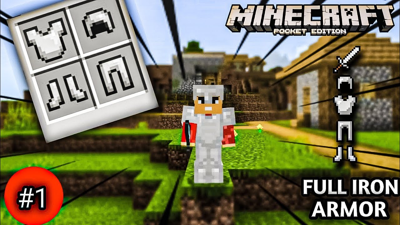 Minecraft Survival series Part.1 in Hindi || Minecraft Mcpe Gameplay #1 ...