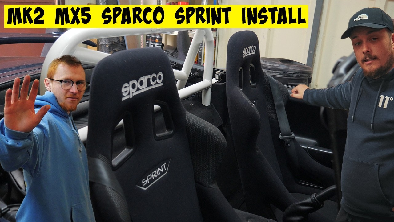 HOW TO INSTALL SPARCO SPRINT BUCKET SEATS | MK2 MX5 | NB MIATA BUCKET SEATS | JASS PERFORMANCE