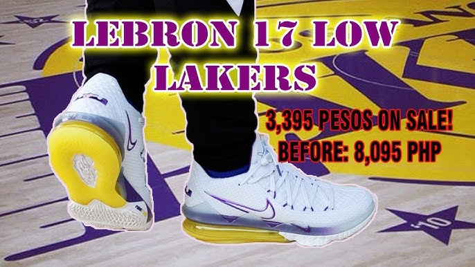 Look out for the Nike Lebron 17 Low Lakers Home •