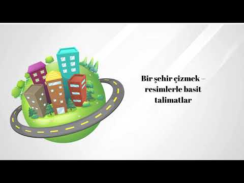 Bir şehir çizmek – resimlerle basit talimatlar