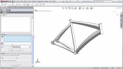 DSID129-FA10, Bicycle Frame Exploded Assembly, Part 1