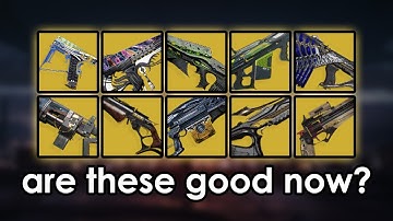 These exotic weapons got buffs in TFS, should you care at all?