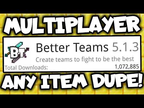 Minecraft Multiplayer Any Item Dupe for Java 1.21.11+ - Better Teams Dupe! (Patched)