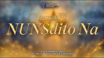 NUNSdito Na! The NU Nazareth School Christmas ID 2025