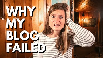 6 REASONS MY BLOG FAILED // Blogging Mistakes I Made When I First Started My Blog