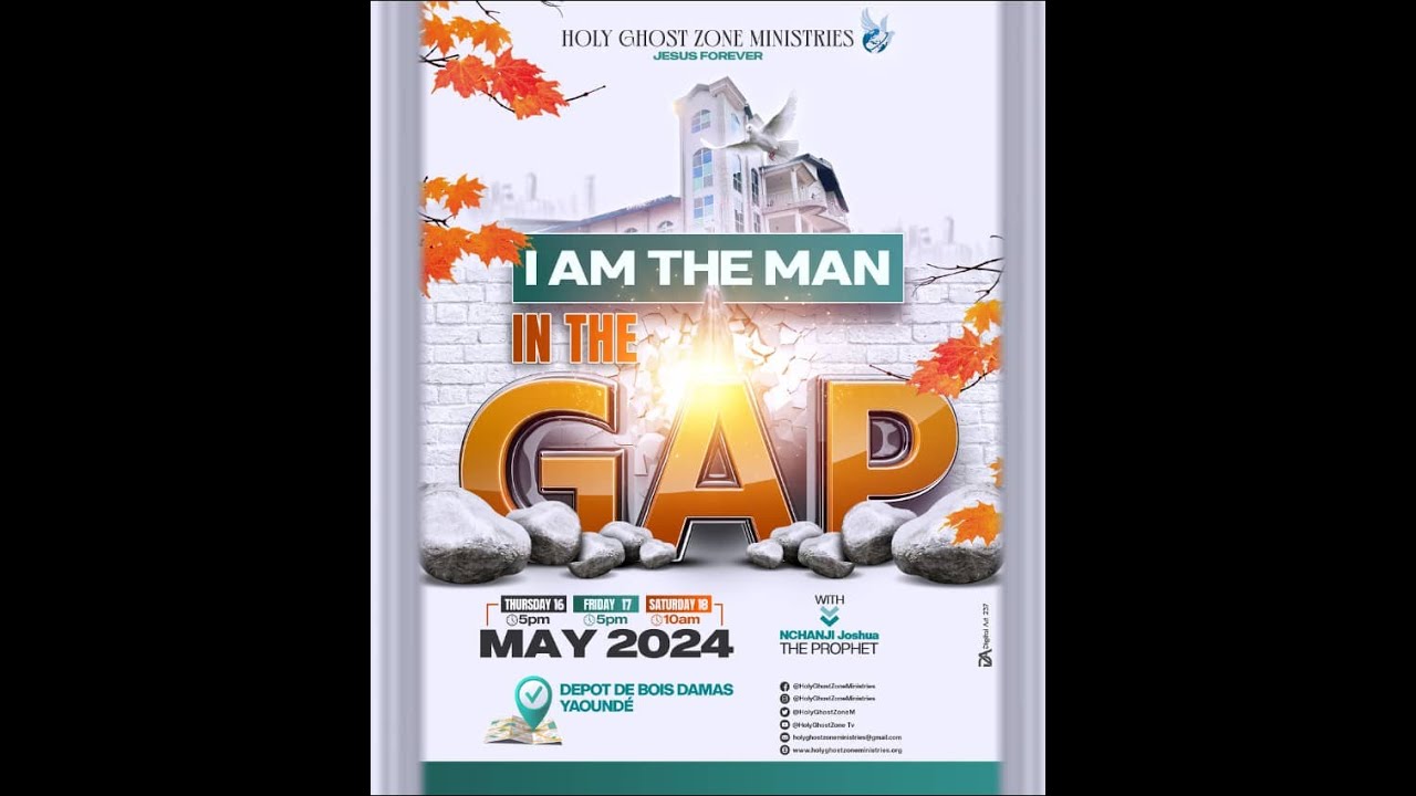 I AM THE MAN IN THE GAP DAY 2  LIVE SERVICE 17/05/2024