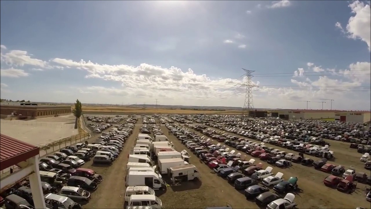 Desguaces La Torre Dron YouTube