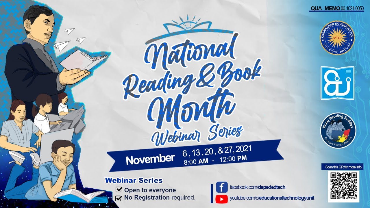 NOVEMBER IS NATIONAL READING AND BOOK MONTH. YouTube