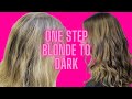 Blonde To Dark Hair Colour Transformation | Hair Education