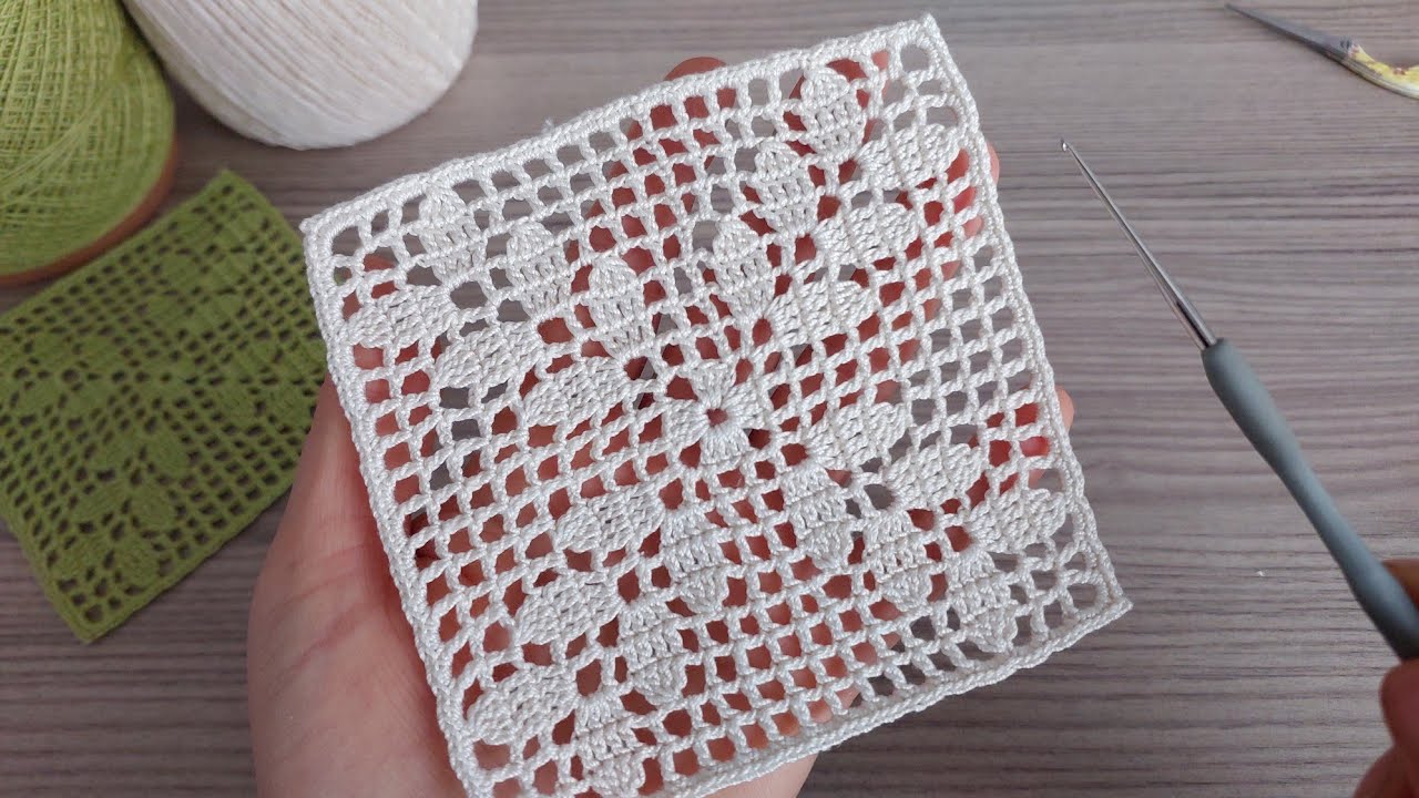 Fantastic Beautiful Flower Square Crochet Pattern | Learn to Crochet a Gorgeous Flower for Beginners