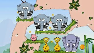 Animals VS Elephant: Puzzle #15. ~ News Gameplay 2022 ~ iOS, Walkthrough, Android game screenshot 3