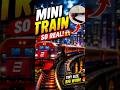 Tiny Train Looks TOO REAL 🚆 #minitrain #shorts #train #railway #trainlover #modeltrain #asmr