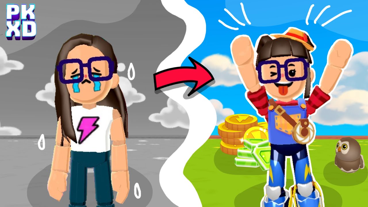 I GOT RICH FOR FREE IN PK XD… (F2P EP. #2) - YouTube