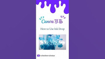 Canva Ink Drop Trick! 🎨🔥 Easy Color Hack You Must Try!