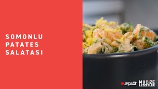 Somonlu Patates Salatası Tarifi