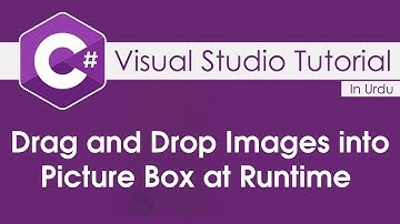 Visual Studio Turorial 13 - Drag and Drop Images into Picture Box at Runtime