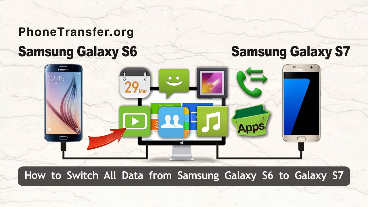 How to Switch All Data from Samsung Galaxy S6 to Galaxy S7, S6 to S7