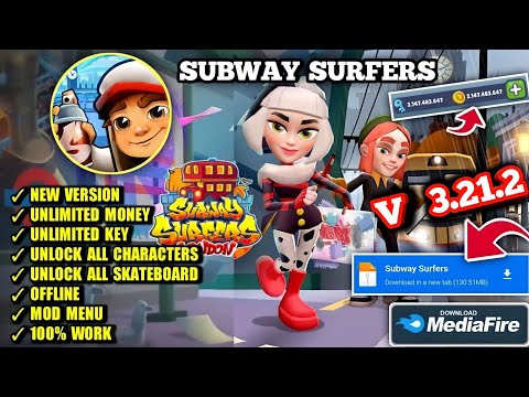 Faça download do Subway Surfers MOD APK v3.22.2 (Menu Hack/Mod