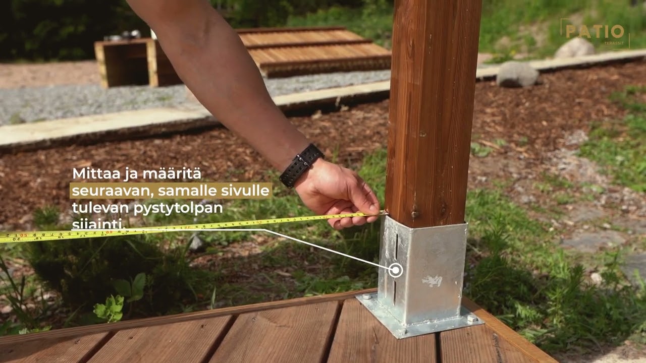 PATIO TERASSIN, PERGOLAN, TERASSIVALOJEN JA NÄKÖSUOJAN ASENTAMINEN - Patio Terassit